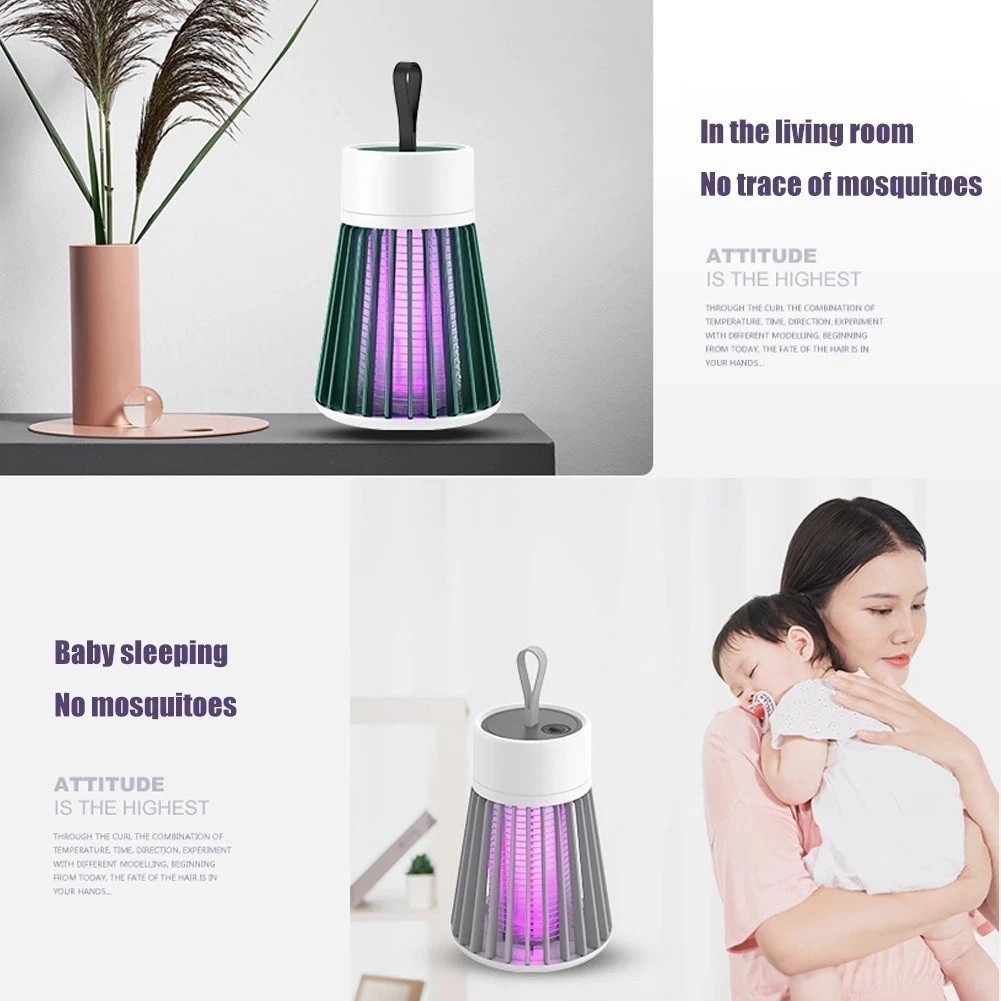 Lâmpada Elétrica Mata-Mosquitos Com Luz UV Usb Recarregável Armadilha Para Insetos Suml