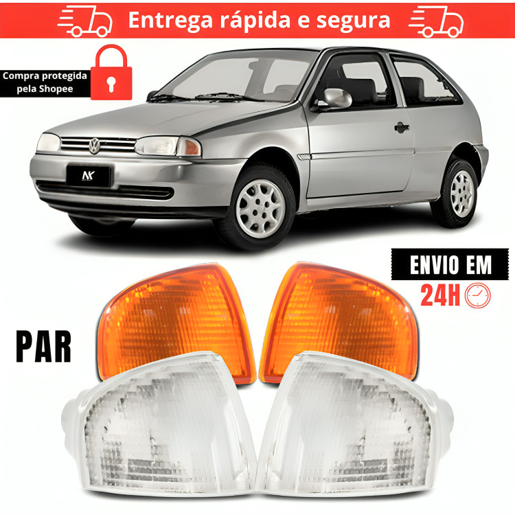Par/Un Pisca Gol Parati Saveiro G2 95 96 97 98 99 Pisca Seta Sinaleira Novo em Oferta na Shopee