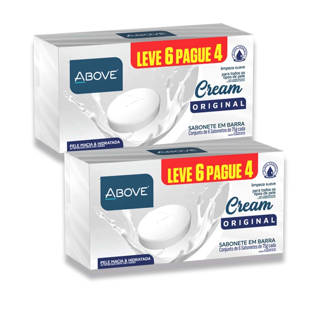Kit 2 und Kit Sabonete Barra Above Lv6Pg4 Cream Original - Beauty