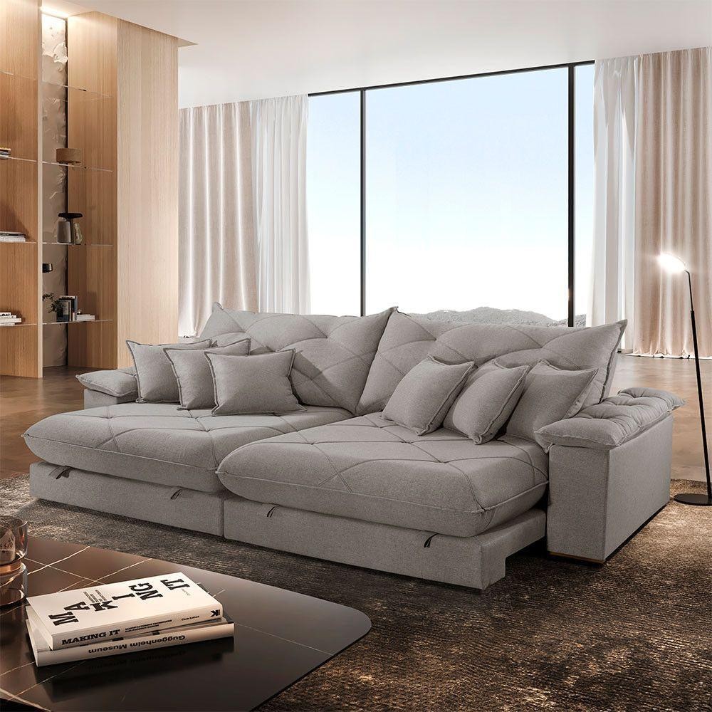 Sofá ágata Veludo Dois Módulos De 80 Cm B25 Meu Sofá Online B026 Veludo Prata