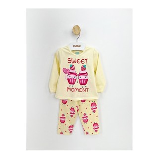 Pijama Menina Manga Longa Brilha no Escuro Cupcake Sweet - Kyly em Oferta na Shopee