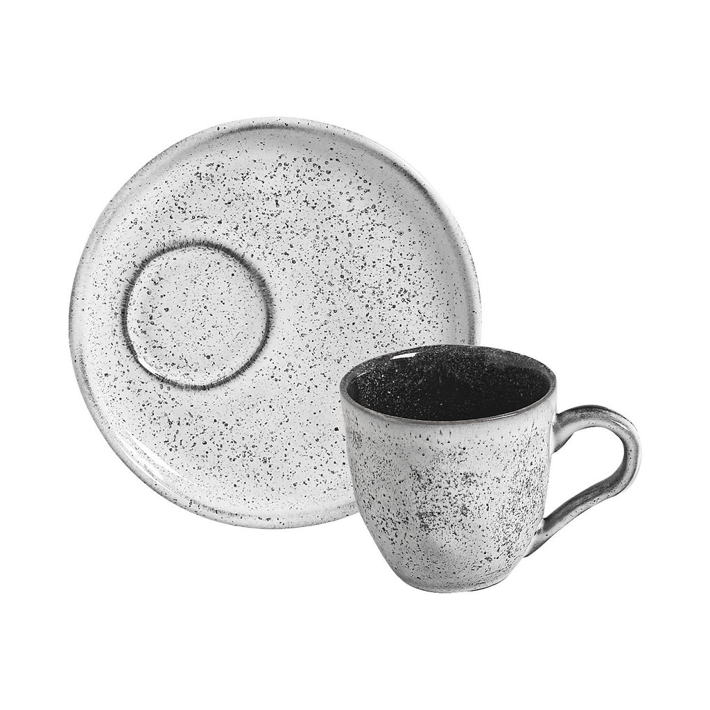 Conjunto com 6 Xícaras De Chá Orgânico 170ml com 6 Pires Descentralizado Echo em Oferta na Shopee