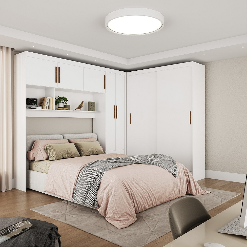 Quarto Modulado Casal 7 Portas Belém Carioca Móveis