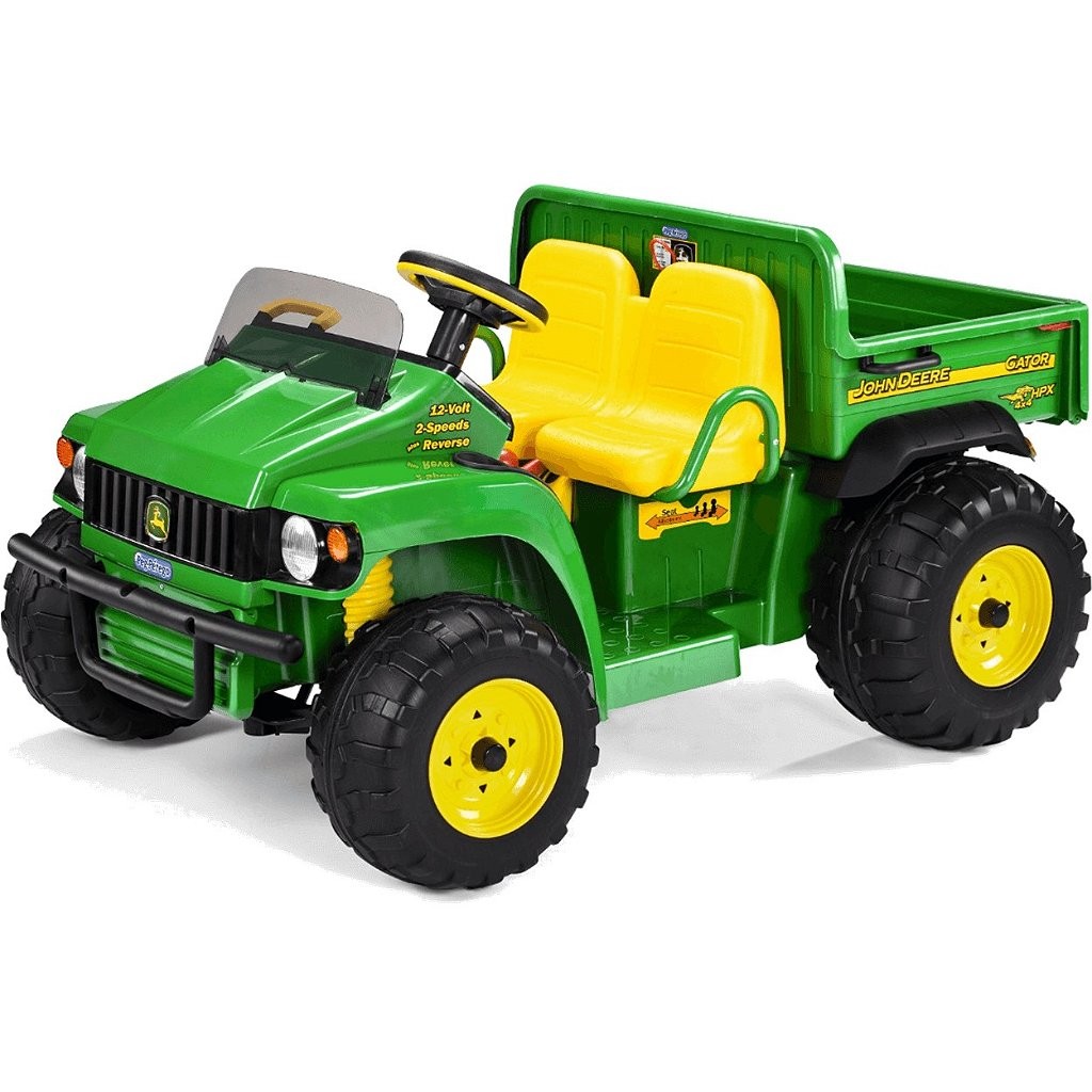 Trator Eletrico Peg-Perego John Deere Gator HPX 4x4 12V Off Road em Oferta na Shopee