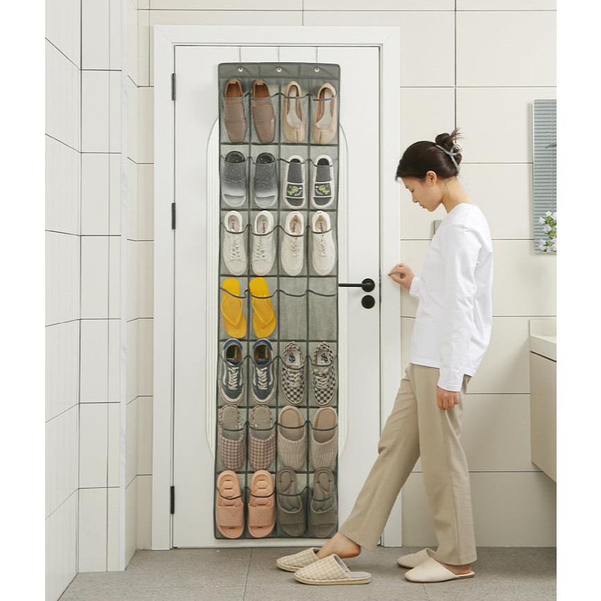 Sapateira Organizadora De Porta E Parede Vertical Multiuso Dobrável Grande Tênis Sandália Chinelo em Oferta na Shopee