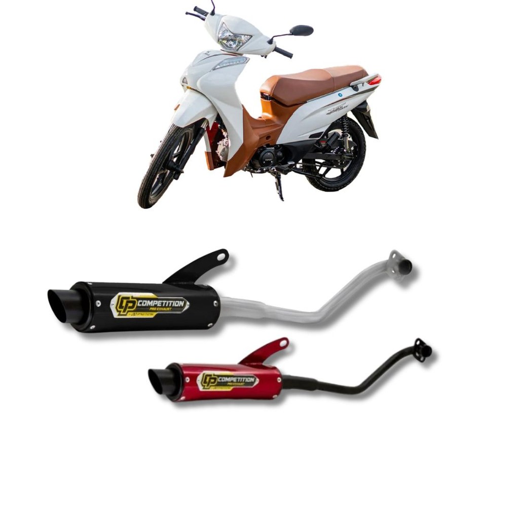 Escapamento Esportivo Shineray Jet 50 Competition Pro Tork em Oferta na Shopee