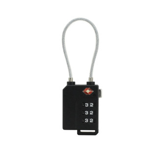1 peça de cadeado de combinação anti-roubo de 3 Dígitos (Popular luggage)