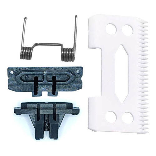 Kit Reparo Plaqueta Guia + Mola Pressão + Lamina Ceramica Wmark 308 em Oferta na Shopee