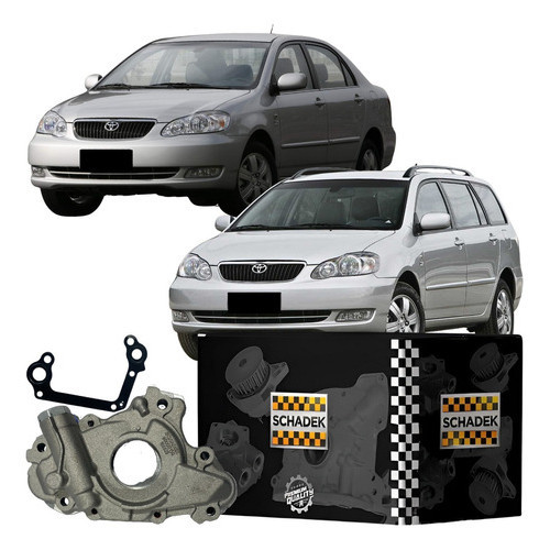 Bomba De Óleo Motor Toyota Corolla Filder 1.6 1.8 2002 Á 2008