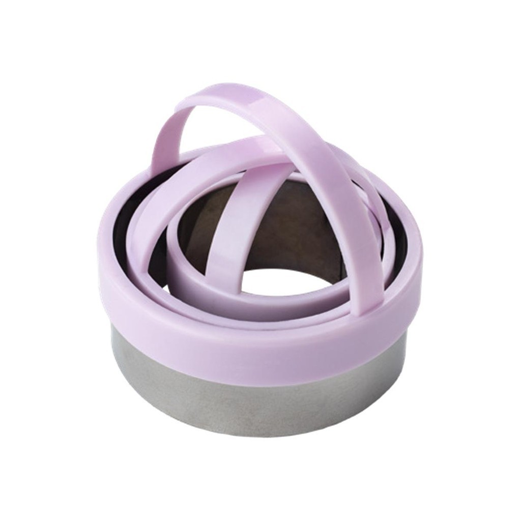 Kit 3 pçs Cortador de Pasta americana Círculo Alça plástica em Oferta na Shopee
