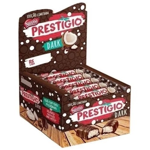 Chocolate Prestígio Dark Nestlé 33g Caixa 30 unidades em Oferta na Shopee