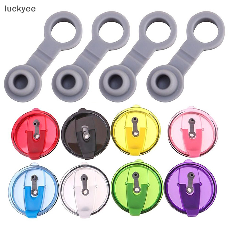 luckyeo 10/20 Pçs Universal Silicone Garrafa De Vedação Palha Buraco Ilhós Rolha Tampas Plug Substituição Tumber 20/30Oz