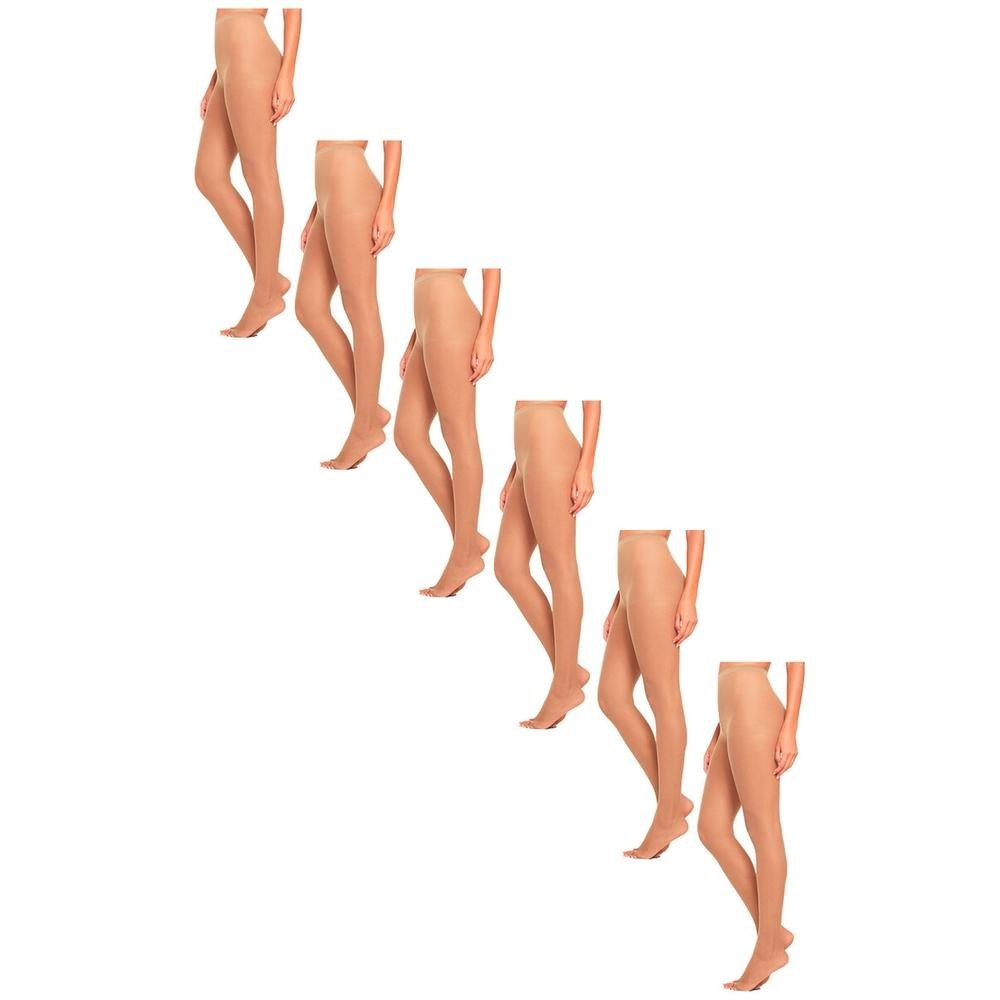Kit com 6 Meias Calças Fio 15 Clássica Fina Dedos Livres Loba 5765-001 em Oferta na Shopee