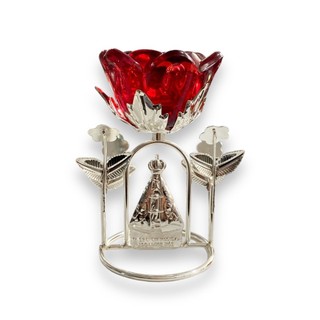 Castical Nossa Senhora Aparecida com Flor 13cm