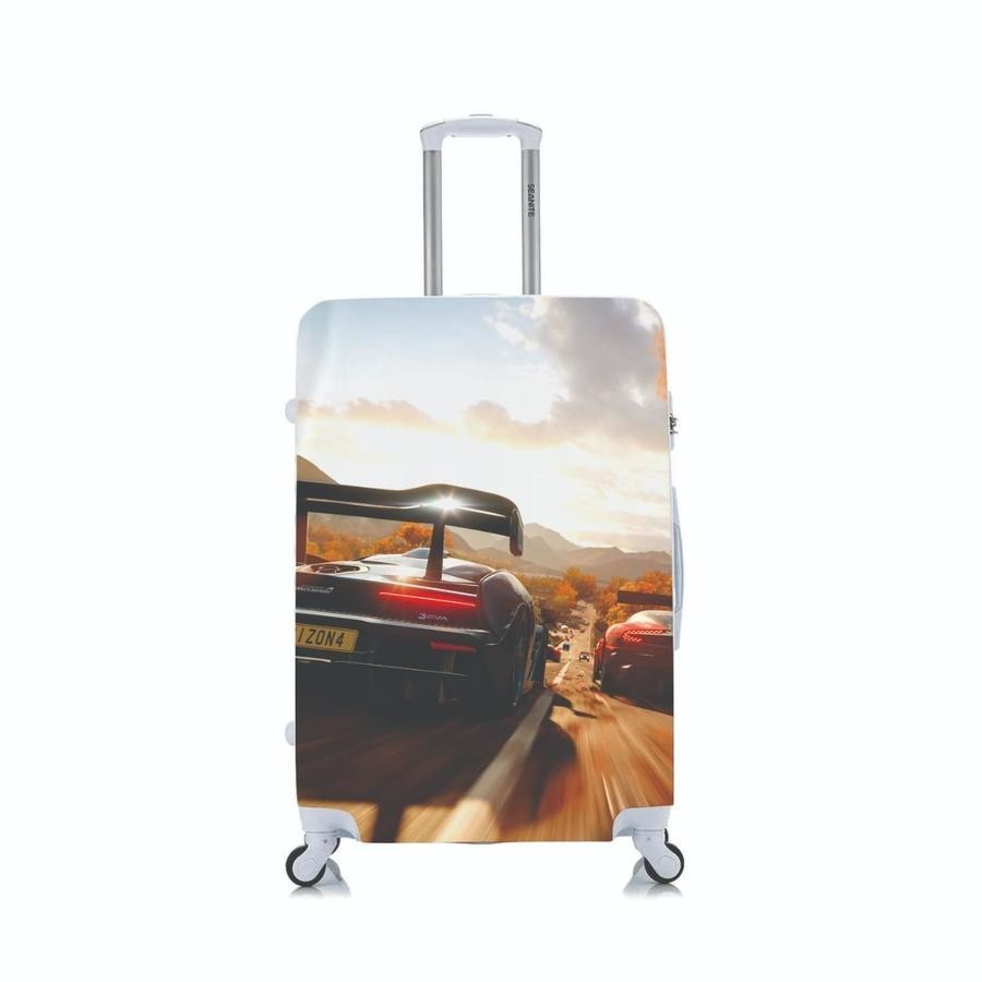 Capa Protetora Para Mala Viagem Personalizada Grande Forza Corrida
