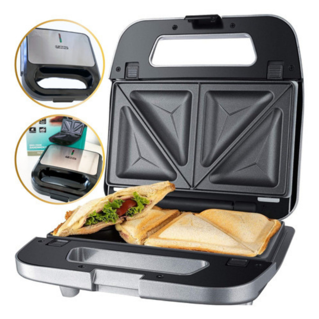 Sanduicheira Elétrica Chapa Misto Quente Gourmet 750w 110v-220v Envio Imediato