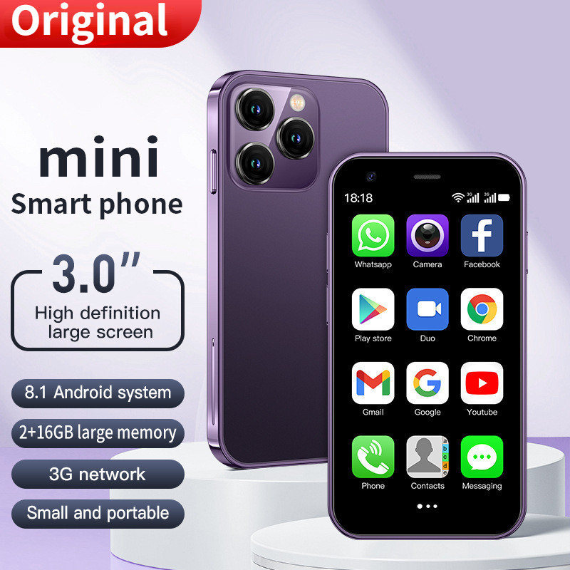 Smartphone 3G 3.0 Polegadas 2GB + 16GB Dual SIM Standby Wifi GPS Celular Para Idosos E Crianças Presente