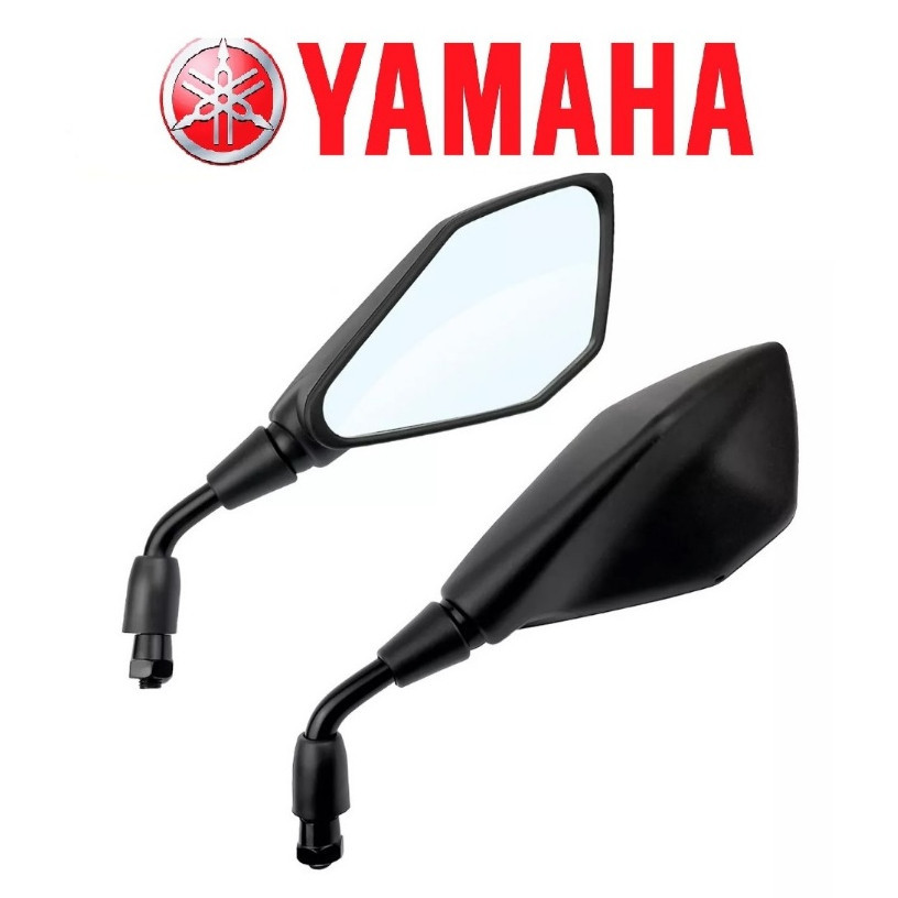 Retrovisor Kawasaki Z400 Z 400 Rosca Yamaha Fixo Haste Curta Esportivo