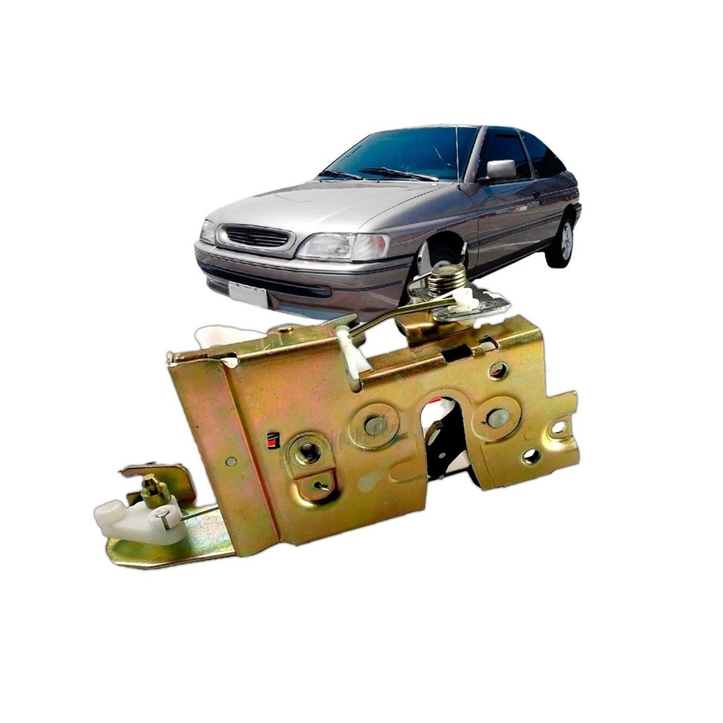 Fechadura Mecanica Porta Lado Esquerdo Escort 93 A 96 2 Pts