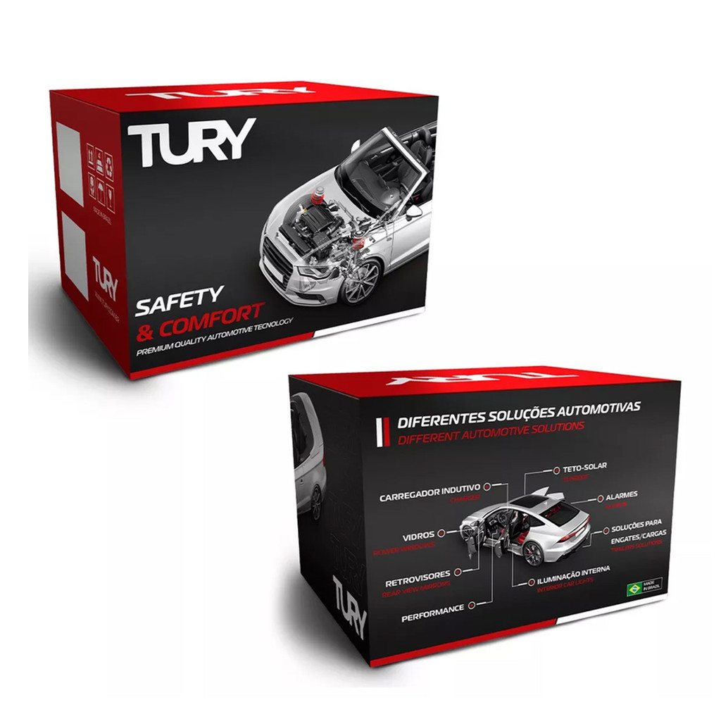 Modulo de Vidro com Anti-esmagamento i30 até 2012 Tury PRO4.28E em Oferta na Shopee