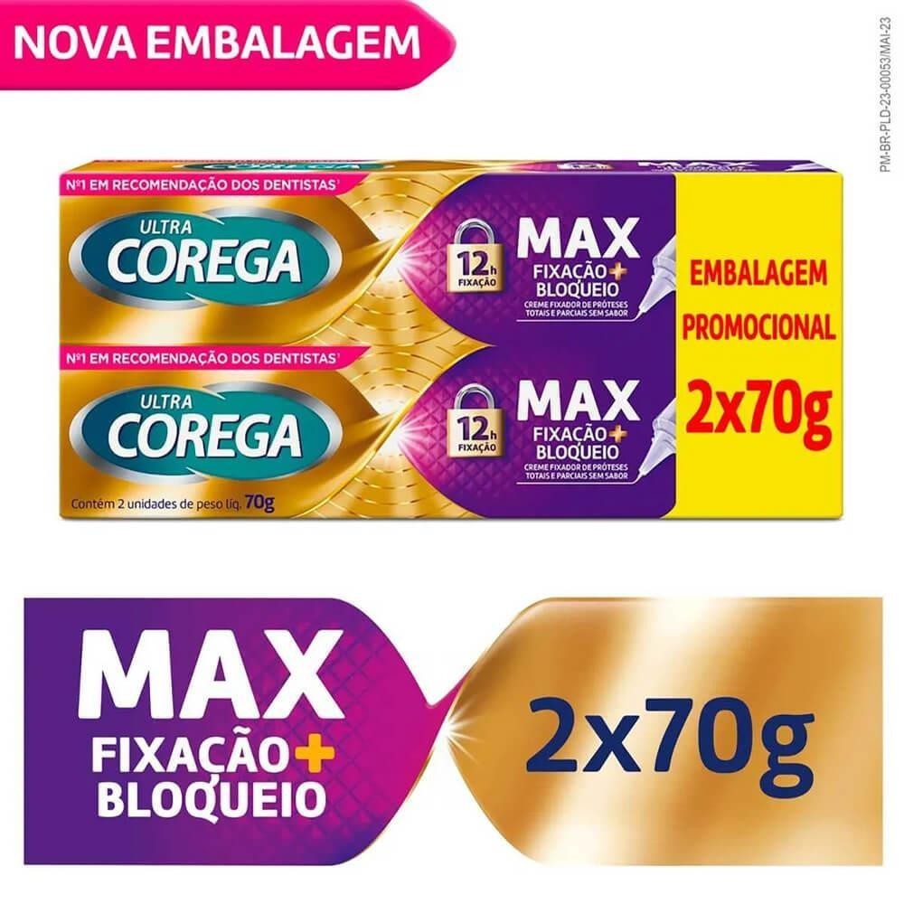 KIT CREME FIXADOR COREGA ULTRA COM 2 UNIDADES DE 68G em Oferta na Shopee