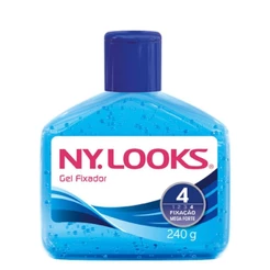 GEL FIXADOR NY LOOKS AZUL COM 240G
