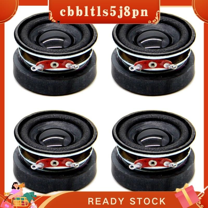 【 Cbbltltls5j8pn 】 4PCS Alto-Falante De Áudio De 1,5 Polegadas 4Ω Multimídia De Graves De 3W 40mm DIY Sound Mini Para Home Theater