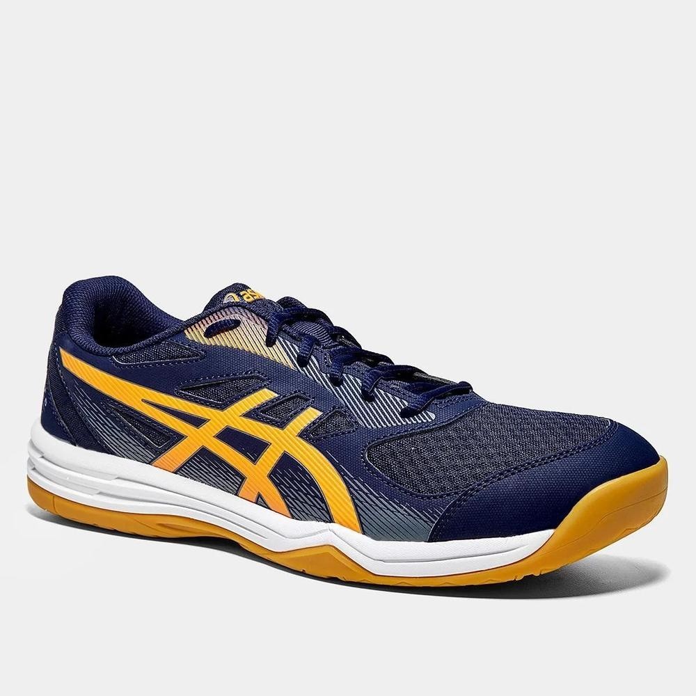 Tênis Asics Upcourt 5 Masculino - Marinho e Laranja