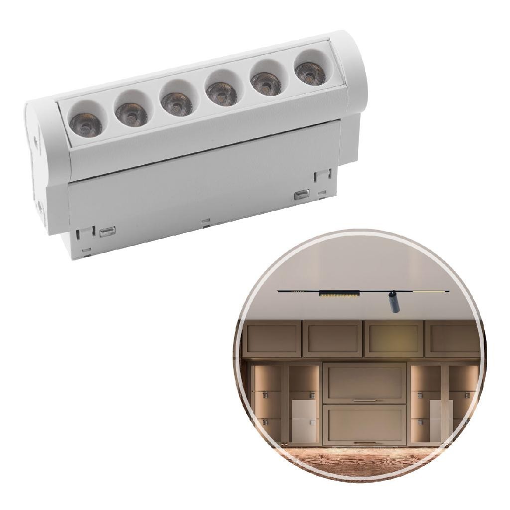 Luminária Projetor Pontual Magnético 6W C. Inferior DS9974 Delis ST2812