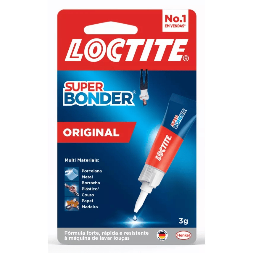 Adesivo Instantâneo 3g Super Bonder Original Loctite 3g - Stationery
