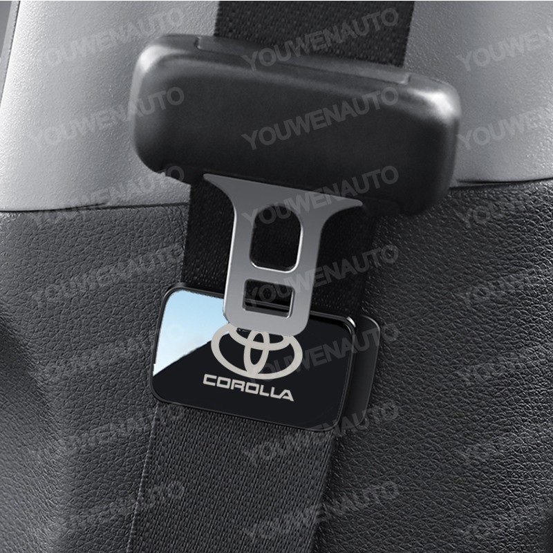 1/2 Pçs Para Toyota Corolla Segurança Do Carro Magnético Atrair Suporte De Cinto De Com Acabamento Espelhado Estilo Esta — imagem 2 de 2