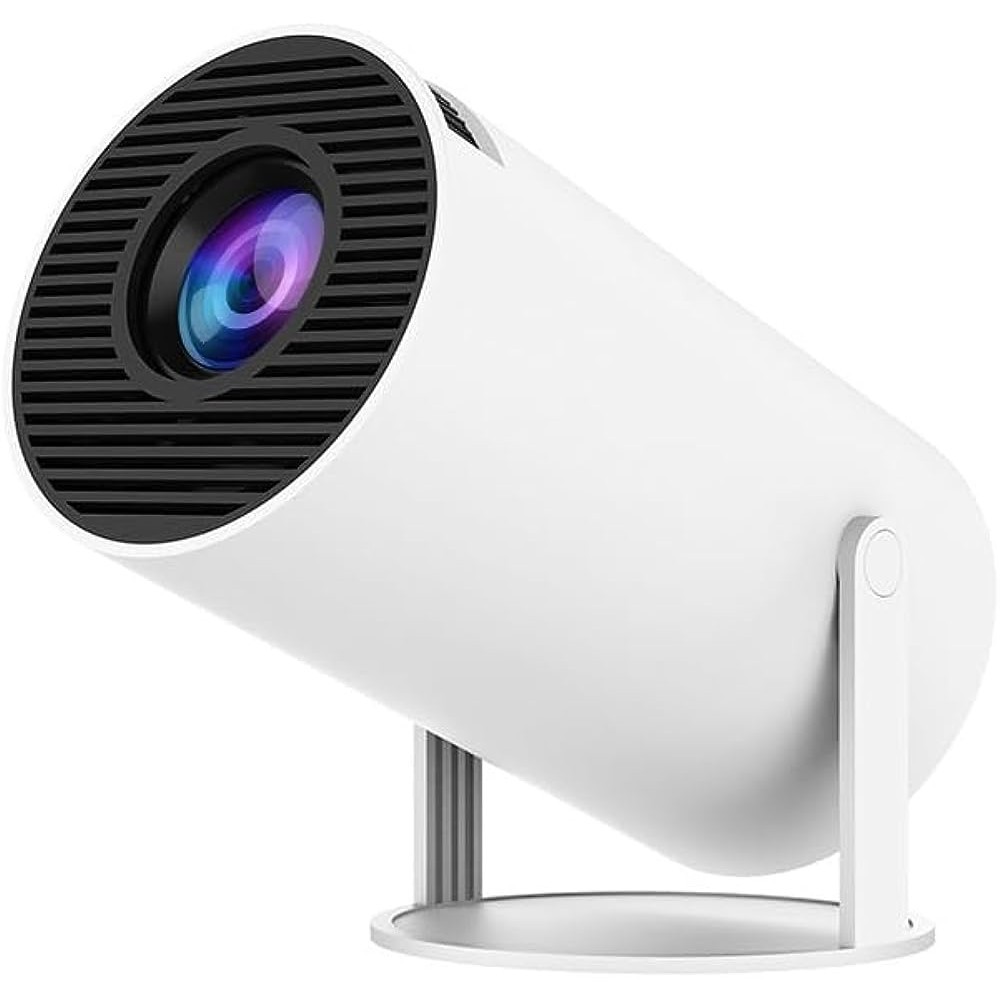 Mini Projetor Hy300 Suporte de Teto e Parede e Lente Proteção Capa 4K Smart Portátil Wifi Bluetooth