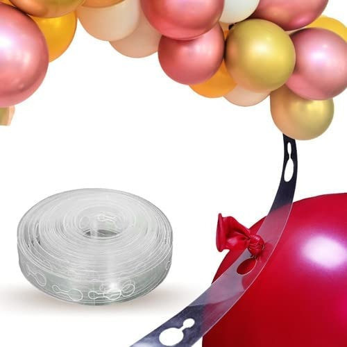 Kit 2 Fita Arco Desconstruído Fácil 5 Metros Balão Bexiga em Oferta na Shopee