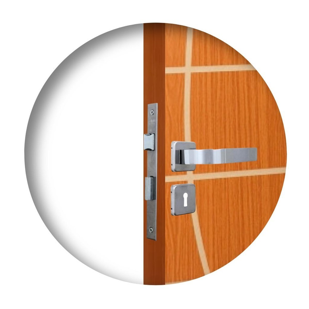 Fechadura Roseta Módena Cromado Interna MGM em Oferta na Shopee