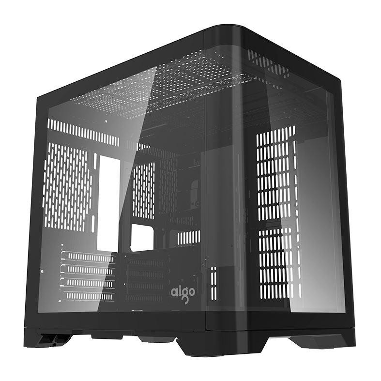 Gabinete Gamer Aigo Darkflash Arc1 Mini, Mid-Tower, Lateral de Vidro, Preto, ARC1-MINI-BLACK em Oferta na Shopee