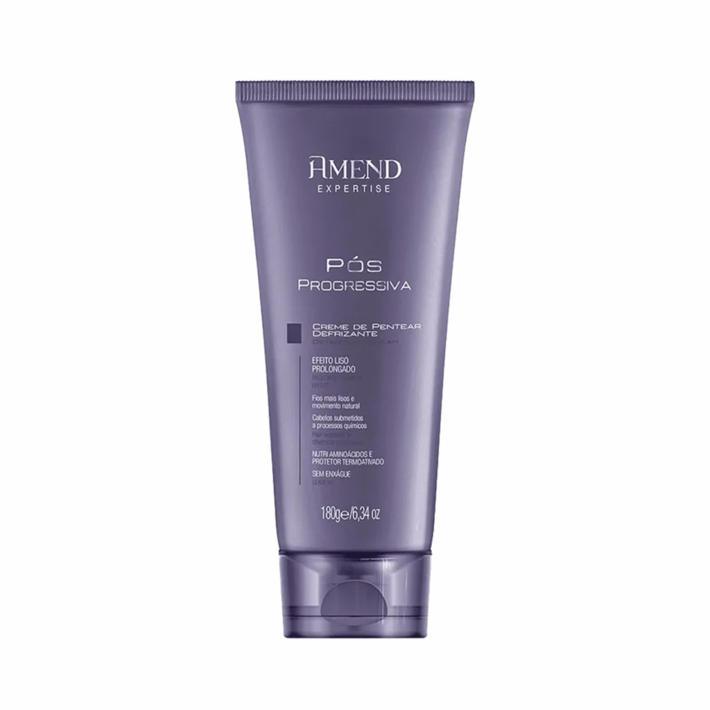Creme Amend Expertise Defrizante Pós Progressiva 180g em Oferta na Shopee