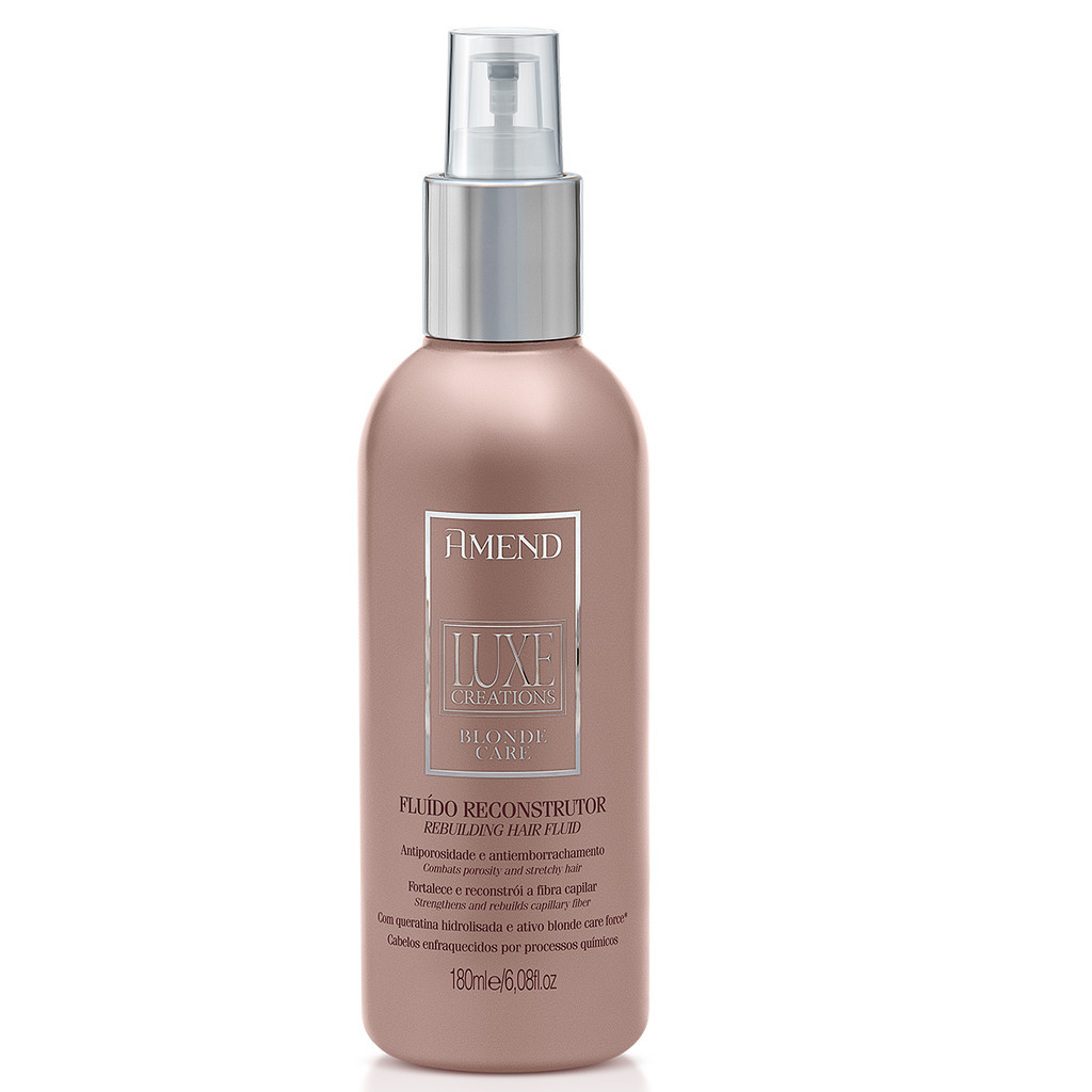 Fluído Amend Luxe Creations Blonde Care 180ml em Oferta na Shopee