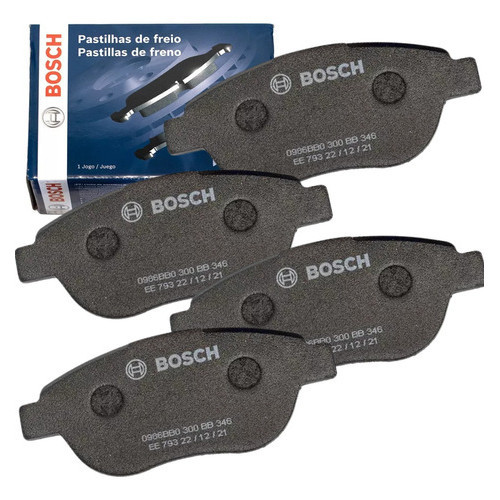 Jogo de 4 Pastilhas Dianteiras Original Bosch C4 Pallas 2.0 16v 2008 2009 2010 2011 2012 2013