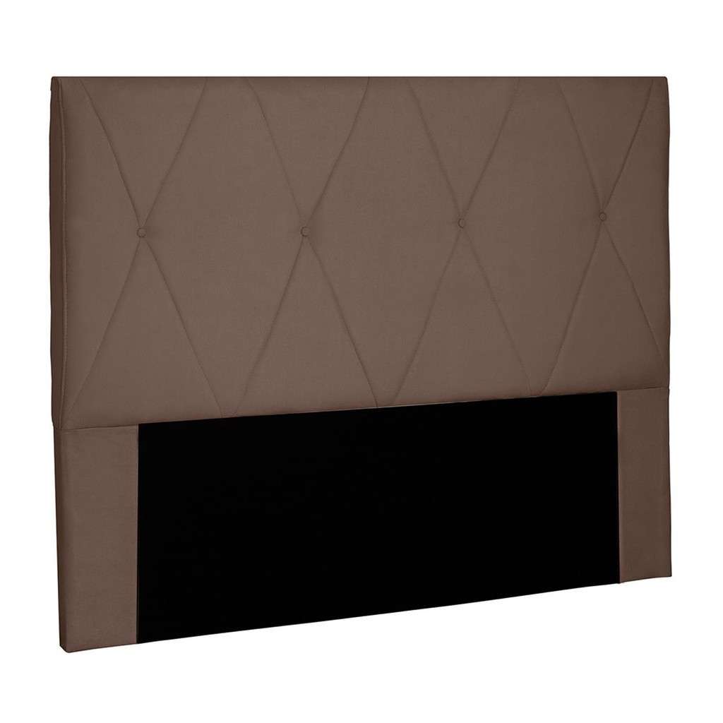 Cabeceira Decorativa 1,40M Yves Suede Caramelo G63 - Gran Belo