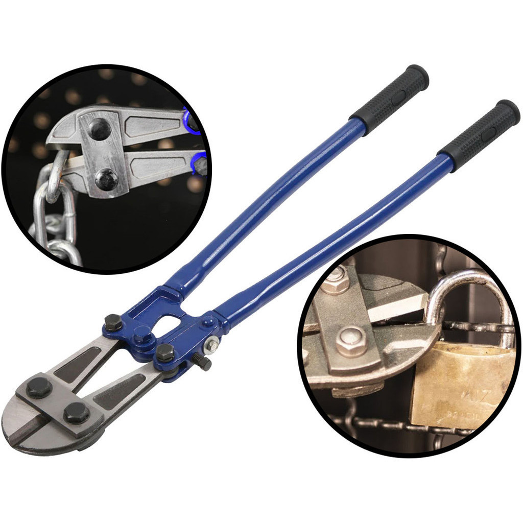 Tesoura Para Cortar Vergalhão Arames Cabos Parafusos Aço Polido Cabo Emborrachado 18 Polegadas em Oferta na Shopee