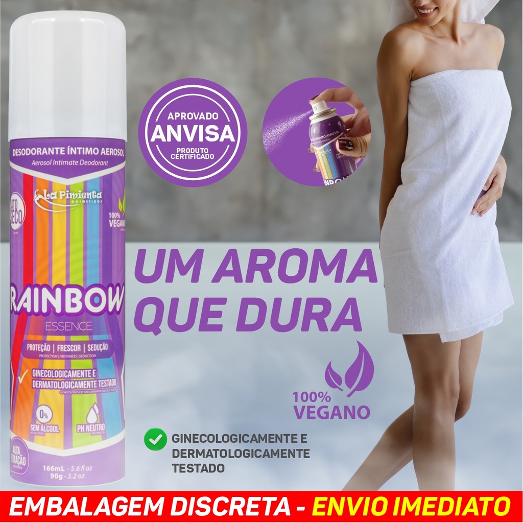 VAGINA LIVRE DE SUOR E MAU CHEIRO COM DESODORANTE ÍNTIMO - ESSENCE LA PIMIENTA