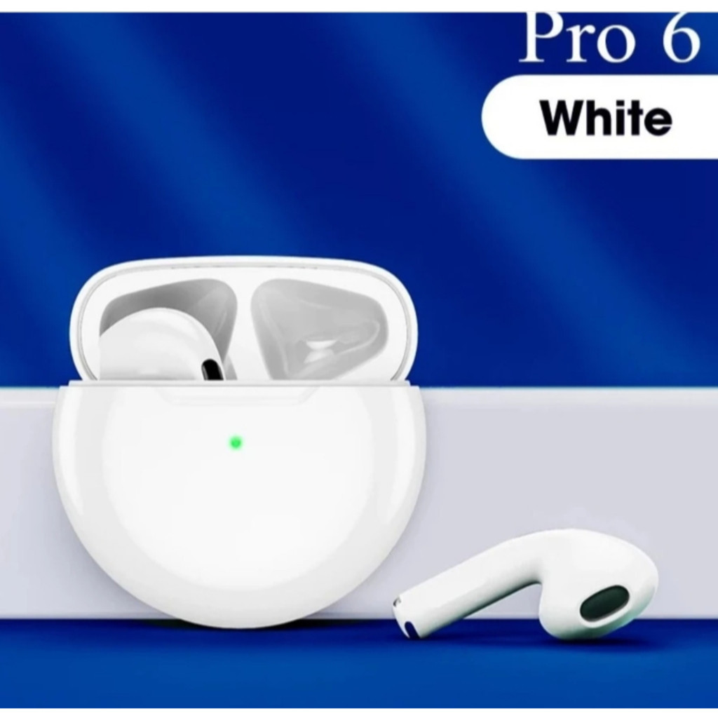Air Pro 6 TWS Fones De Ouvido Sem Fio Bluetooth 5.0 Com Microfone