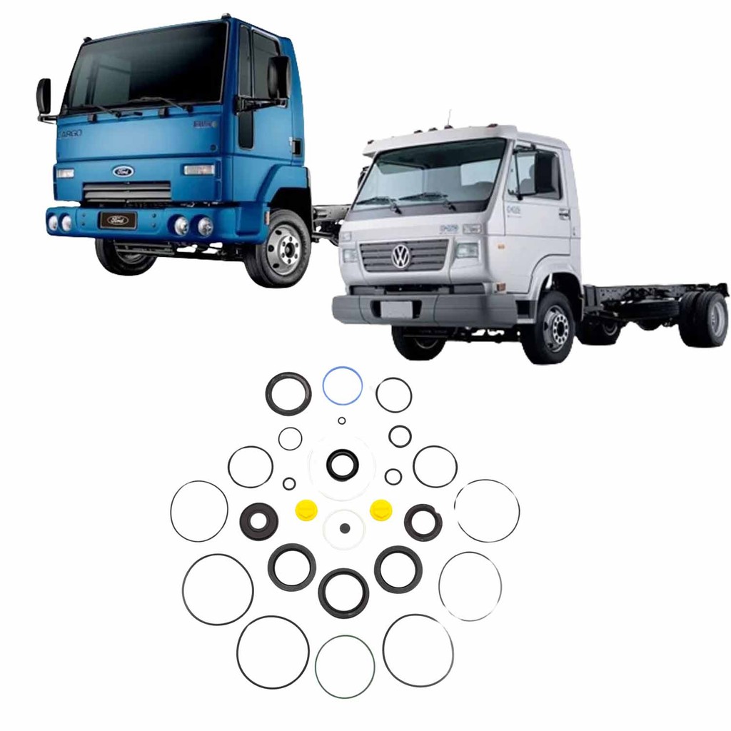 Reparo Caixa Direção Hidráulica Ford Cargo 814 815 Volkswagen 7100 8100 - CAIXA TAS 30
