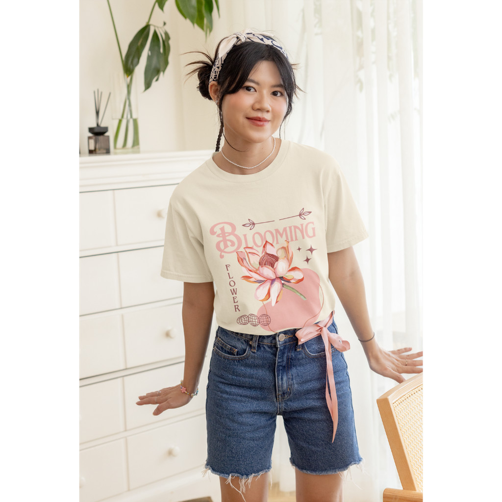 Camiseta Camisa Feminina Estampada Estilo Tendência Elegante Asthetic 100% Algodão
