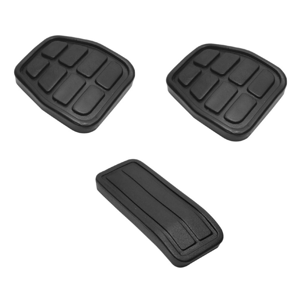 Kit Borracha Pedal Freio Embreagem Acelerador Voyage Saveiro Parati Quadrado 1980 1981 1982 1983 1884 1985 1986 1987 96