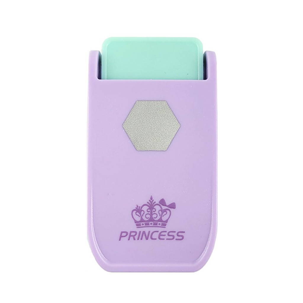 Cortador De Papel Eva Scrapbook Hexágono Princess 16Mm Plástico Alta Qualidade Ótimo Custo-Benefício
