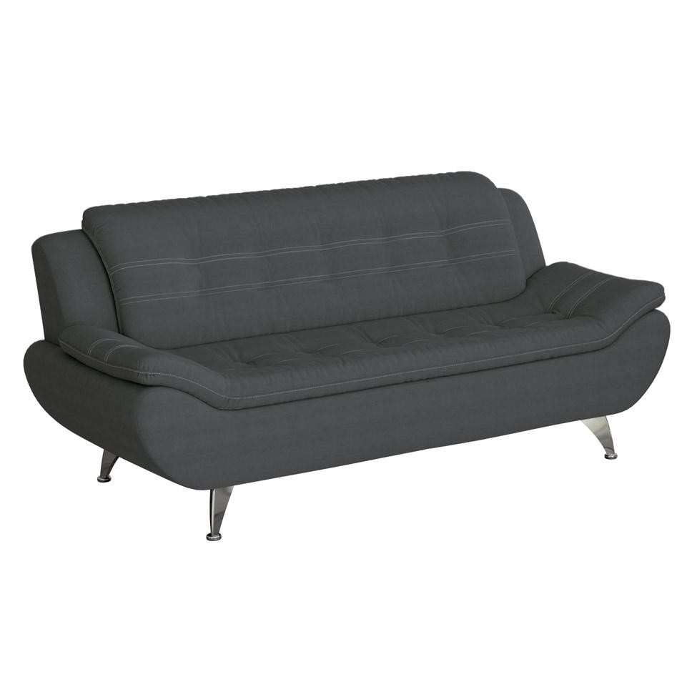 Sofá 3 Lugares New Passion Suede Cinza em Oferta na Shopee