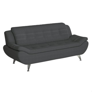 Sofá 3 Lugares New Passion Suede Cinza em Oferta na Shopee