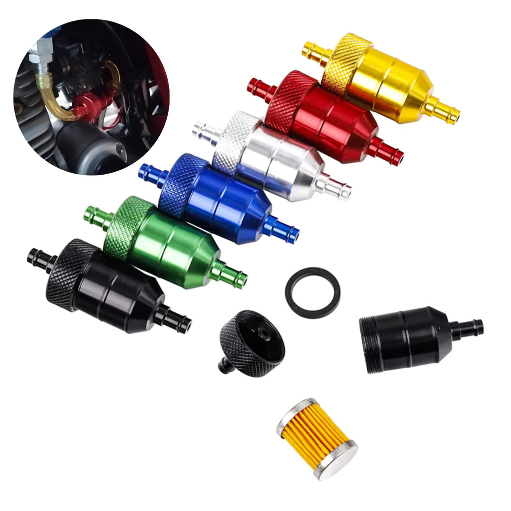 Filtro Combustível Aluminio Universal Esportivo Colorido para Motos em Oferta na Shopee