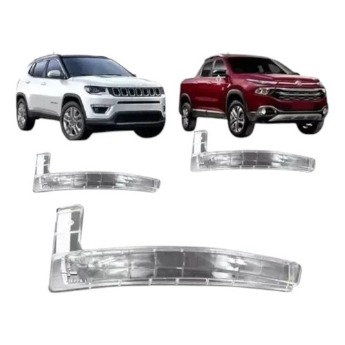 Lente Pisca Seta  Retrovisor Esquerdo Toro  Compass
